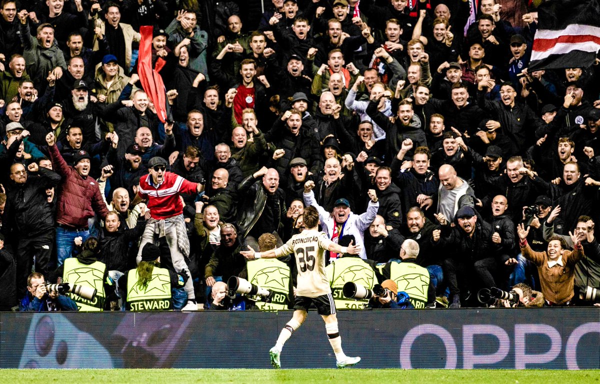 Ajax op Twitter: RT @FConceicao7: Happy to have scored my first goal for Ajax, big thanks to all fans for your amazing support. We are a Champi...