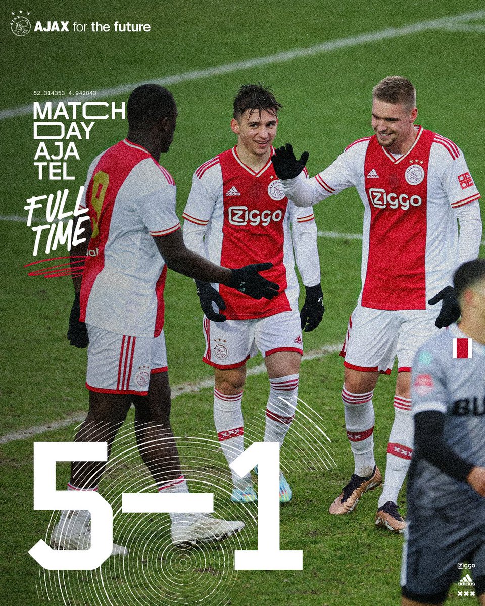 Ajax op Twitter: Ending 2022 with a friendly win. ✔️ #ajatel https://t.co/SNzA95HcXf