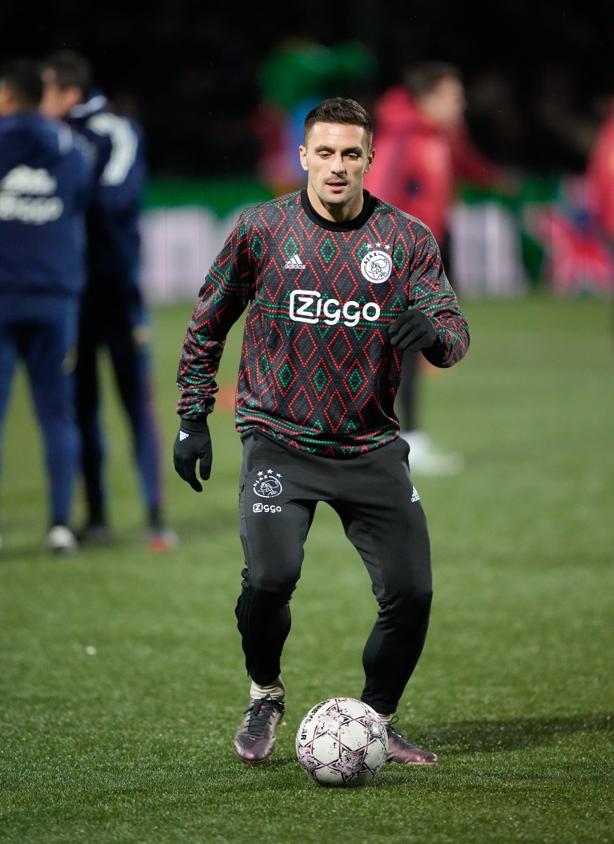 Ajax op Twitter: Dusan to score tonight? ©️

#dboaja https://t.co/nf3gijhaxO