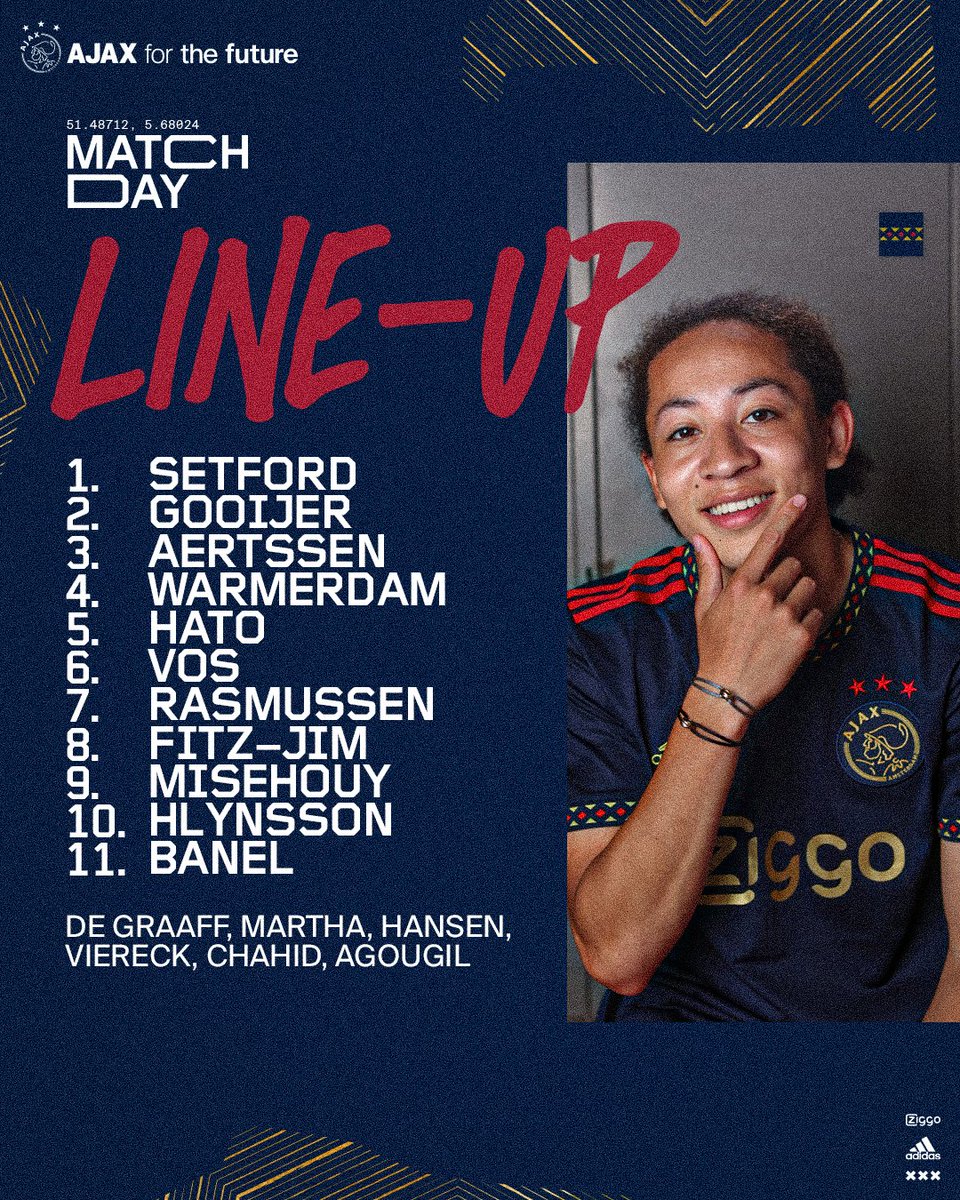 Ajax op Twitter: Good luck, #JongAjax!

↝ vs. Helmond Sport
↝ 20:00hrs

#heljaj https://t.co/lWgI6h0dn3