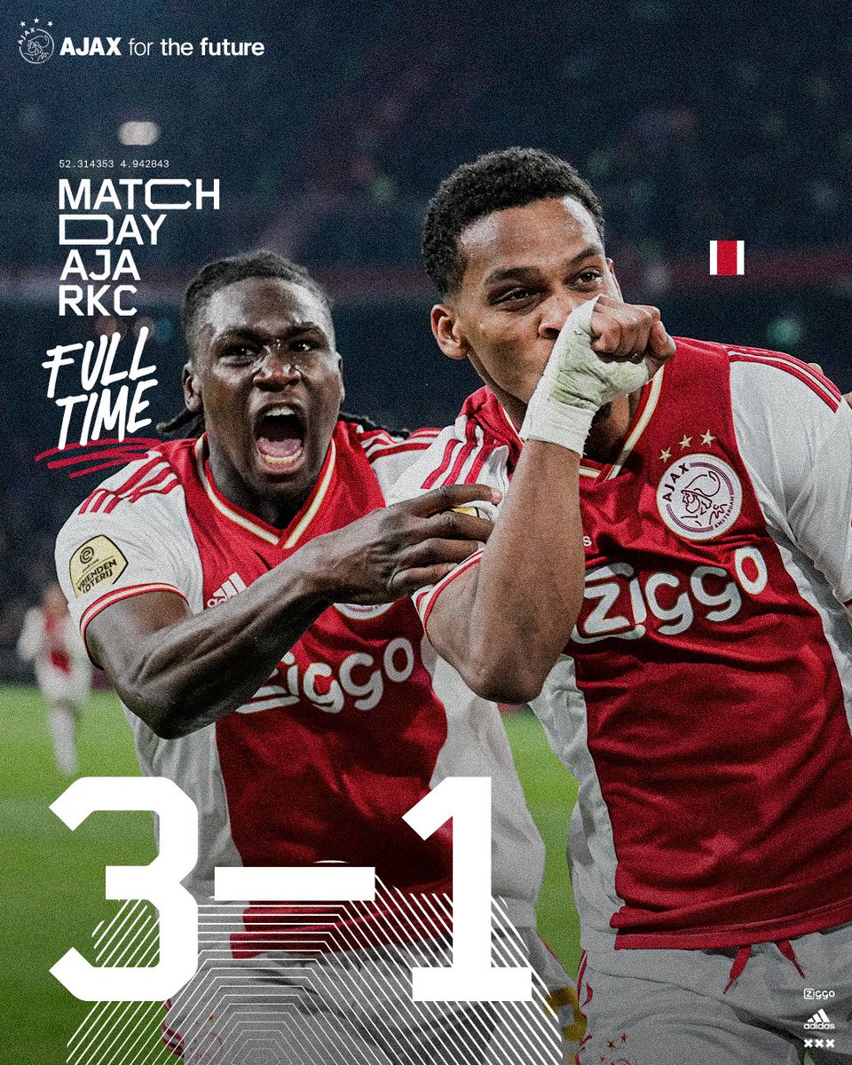 Ajax op Twitter: Home is where the points are.

#ajarkc https://t.co/78y1nz3uZJ