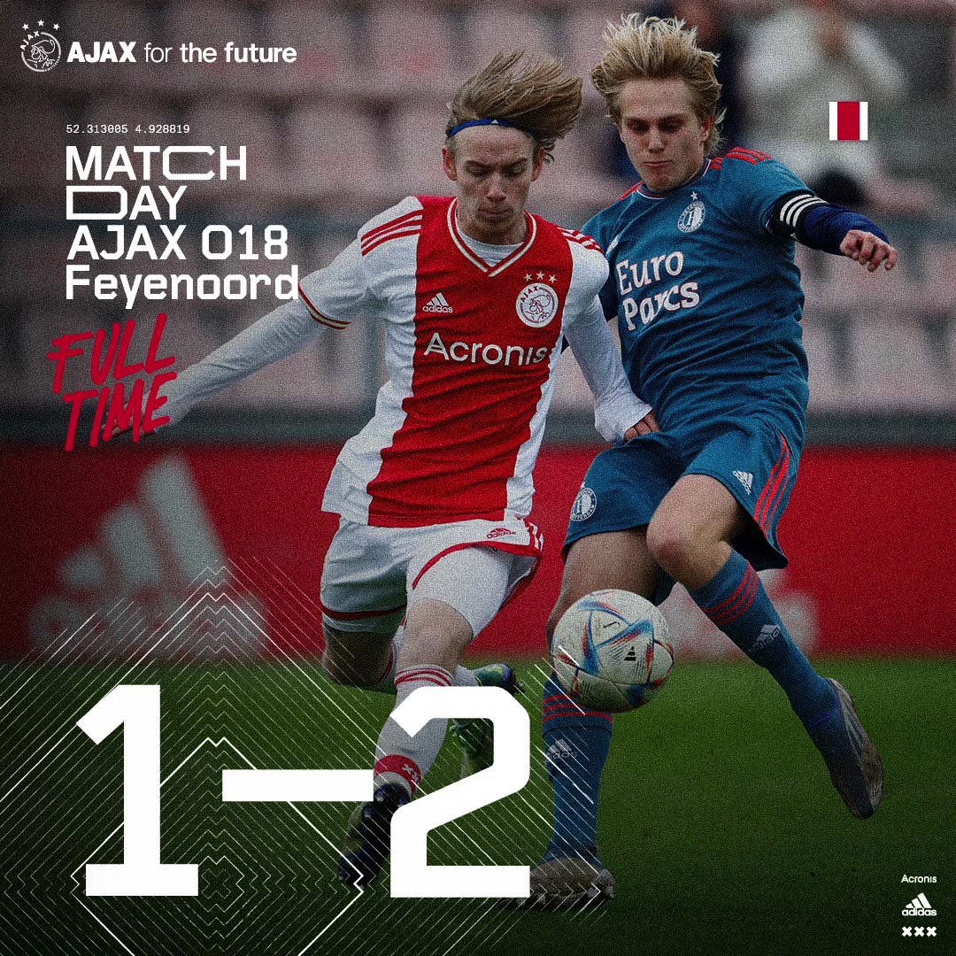 Ajax op Twitter: No place in the quarter-finals…

#ajafey #AjaxO18 https://t.co/CskcWJAeWt