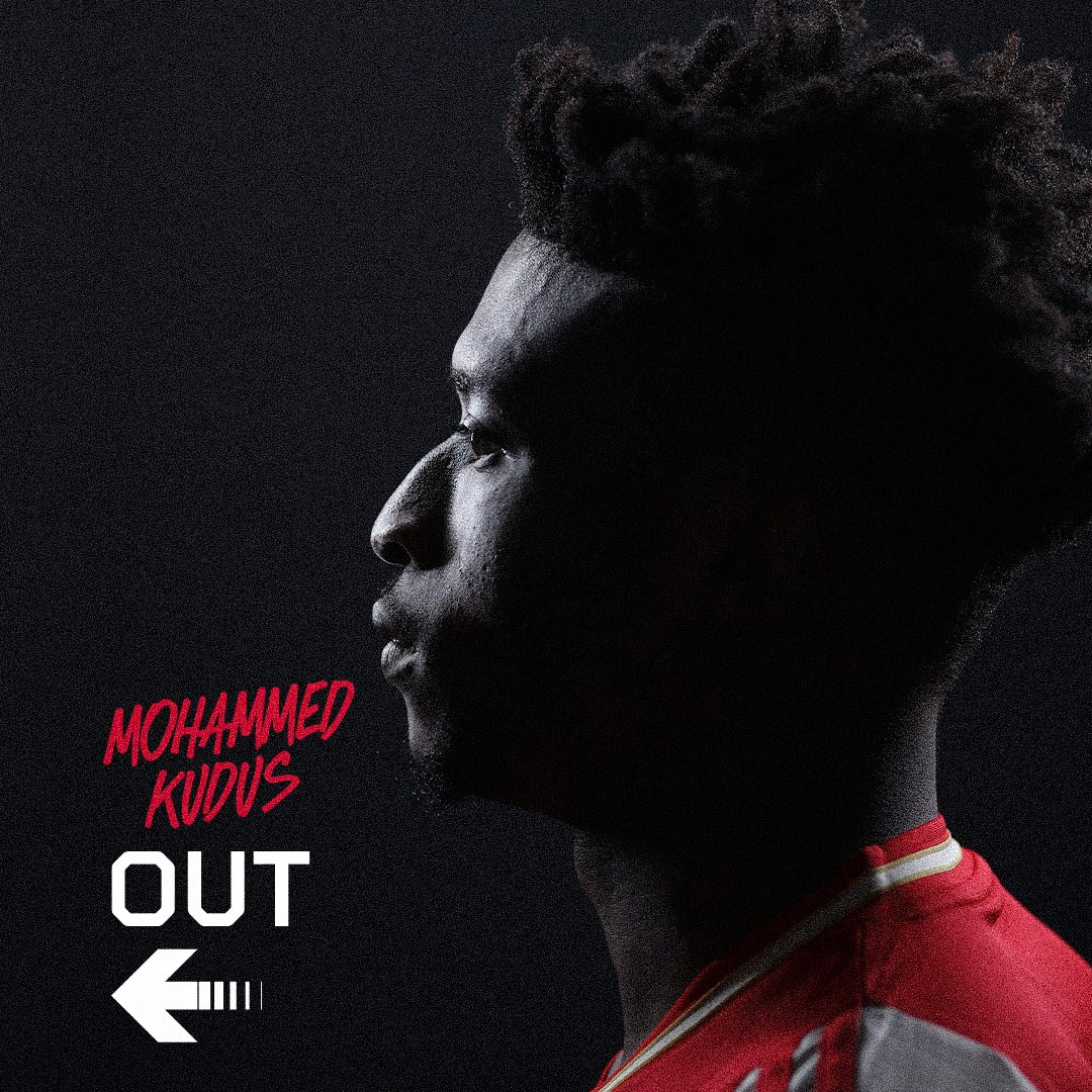 Ajax op Twitter: 90+4. Chico in, Kudus out. 

#ajanec https://t.co/lJZ5ds6jr8